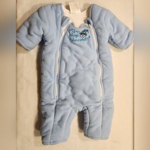 Baby Merlins Magic Sleepsuit Large Blue